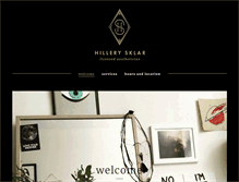 Tablet Screenshot of hillerysklar.com